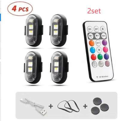 Wireless Remote Control Colorful Strobe Light