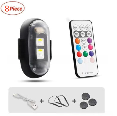 Wireless Remote Control Colorful Strobe Light